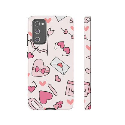 Valentine's Day Scribbles Samsung Galaxy Case - BOGO Cases