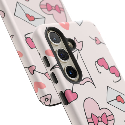 Valentine's Day Scribbles Samsung Galaxy Case - BOGO Cases