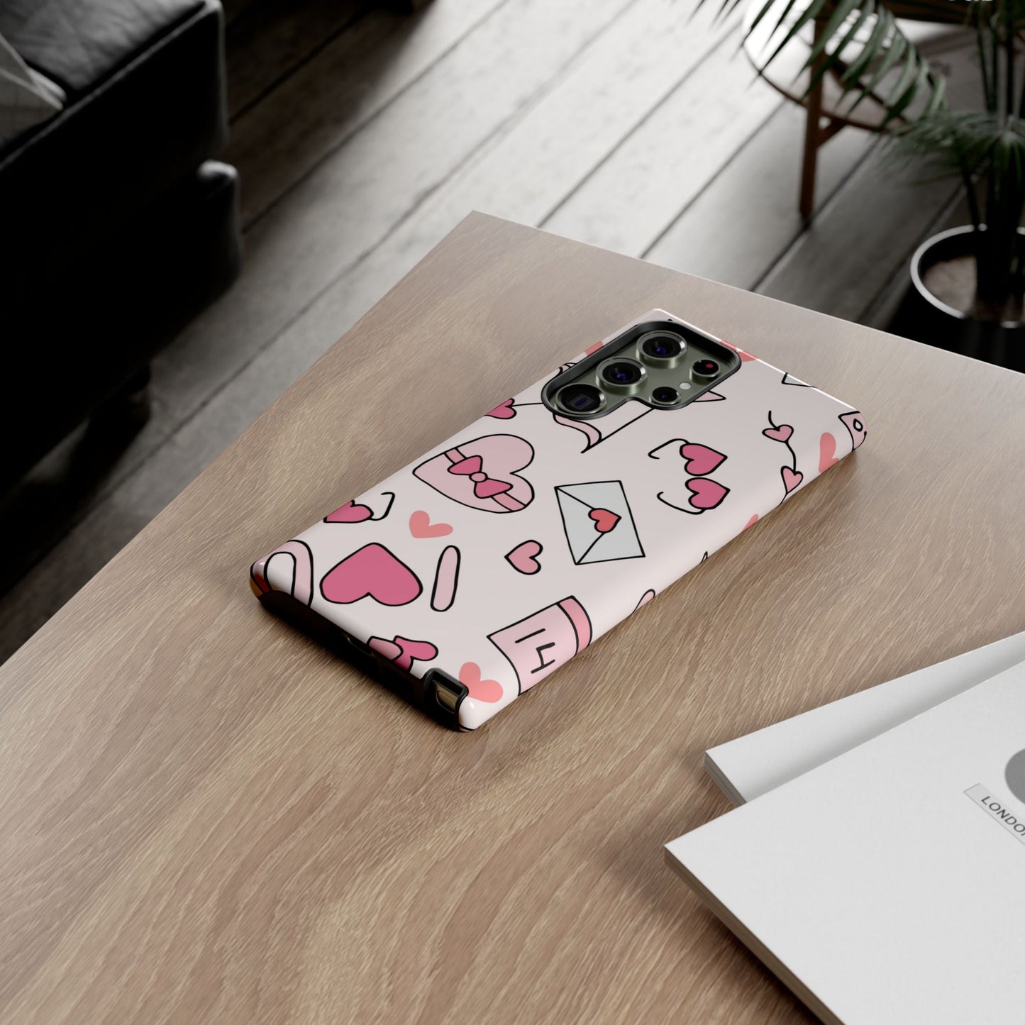 Valentine's Day Scribbles Samsung Galaxy Case - BOGO Cases