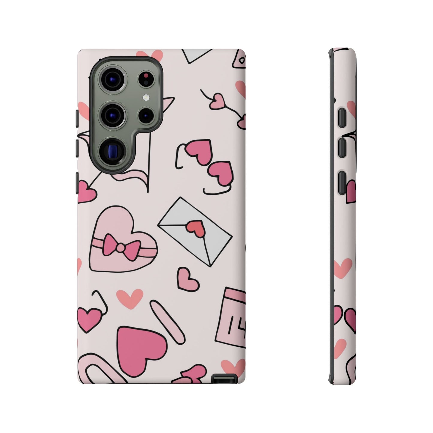 Valentine's Day Scribbles Samsung Galaxy Case - BOGO Cases