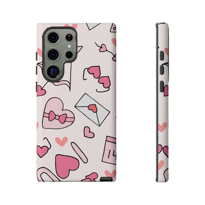 Valentine's Day Scribbles Samsung Galaxy Case - BOGO Cases