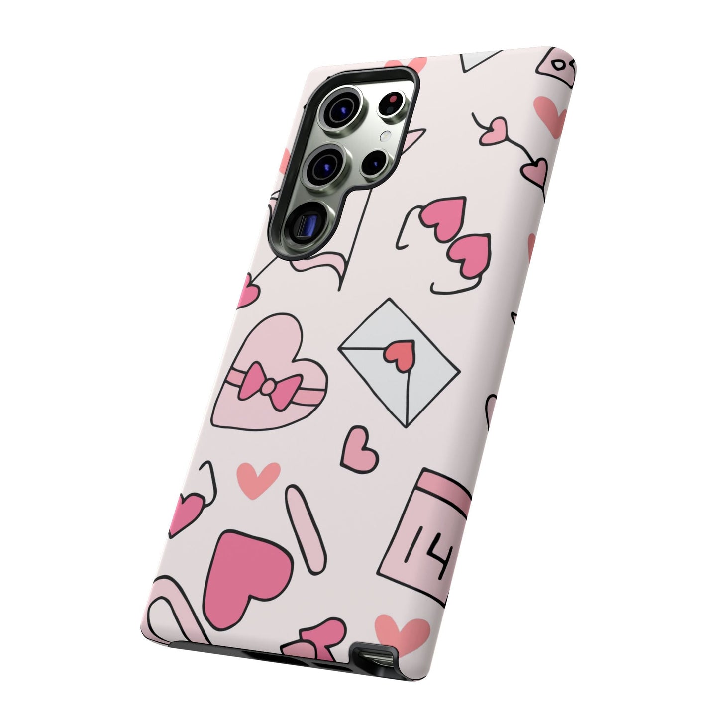 Valentine's Day Scribbles Samsung Galaxy Case - BOGO Cases