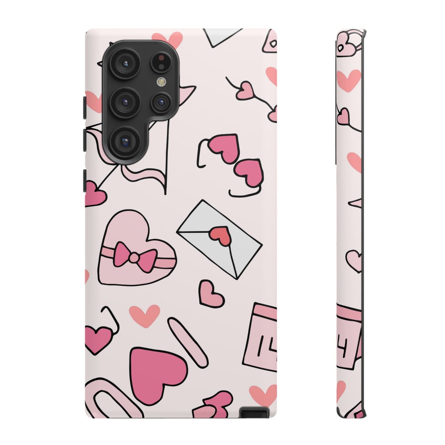 Valentine's Day Scribbles Samsung Galaxy Case - BOGO Cases