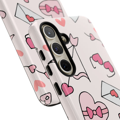 Valentine's Day Scribbles Samsung Galaxy Case - BOGO Cases