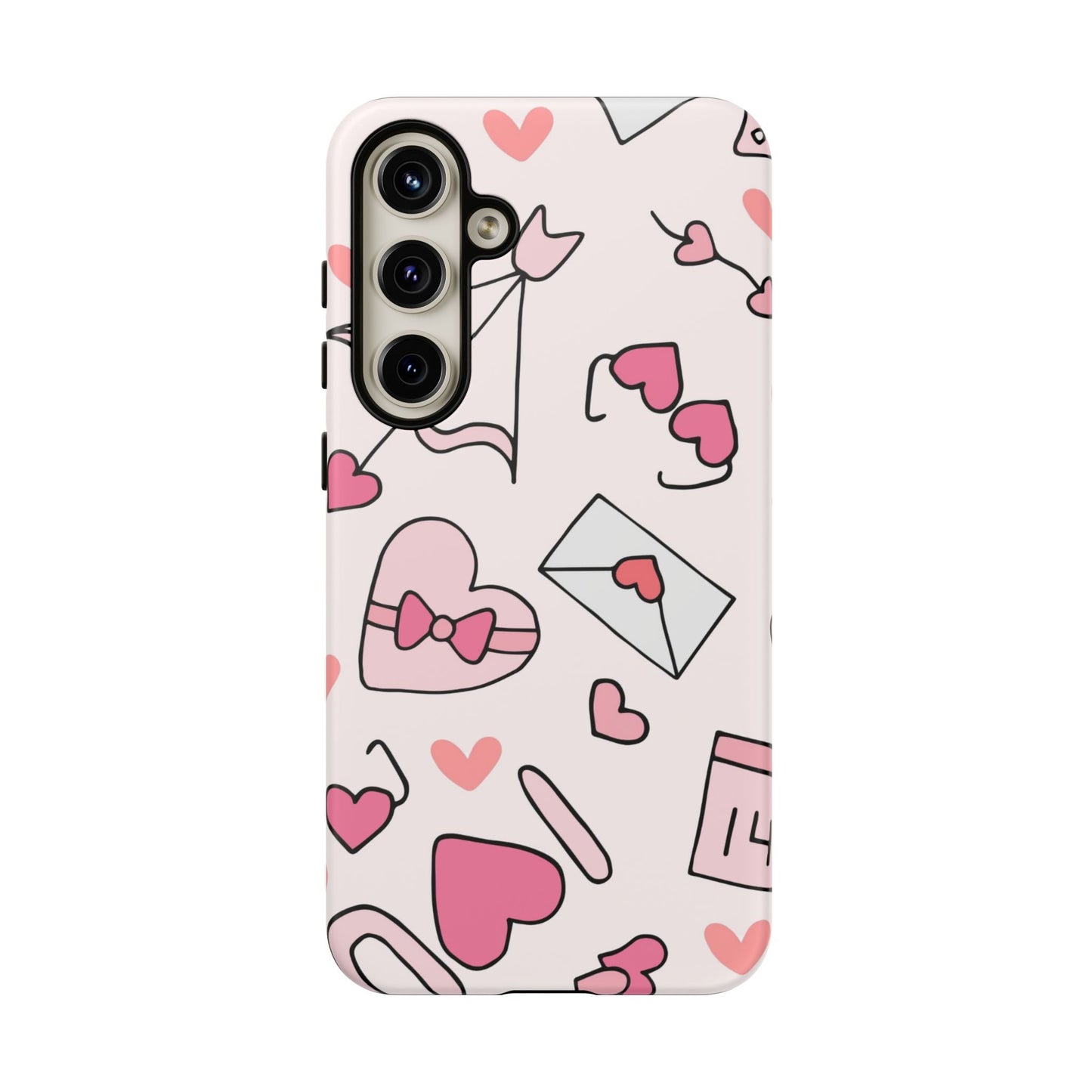 Valentine's Day Scribbles Samsung Galaxy Case - BOGO Cases