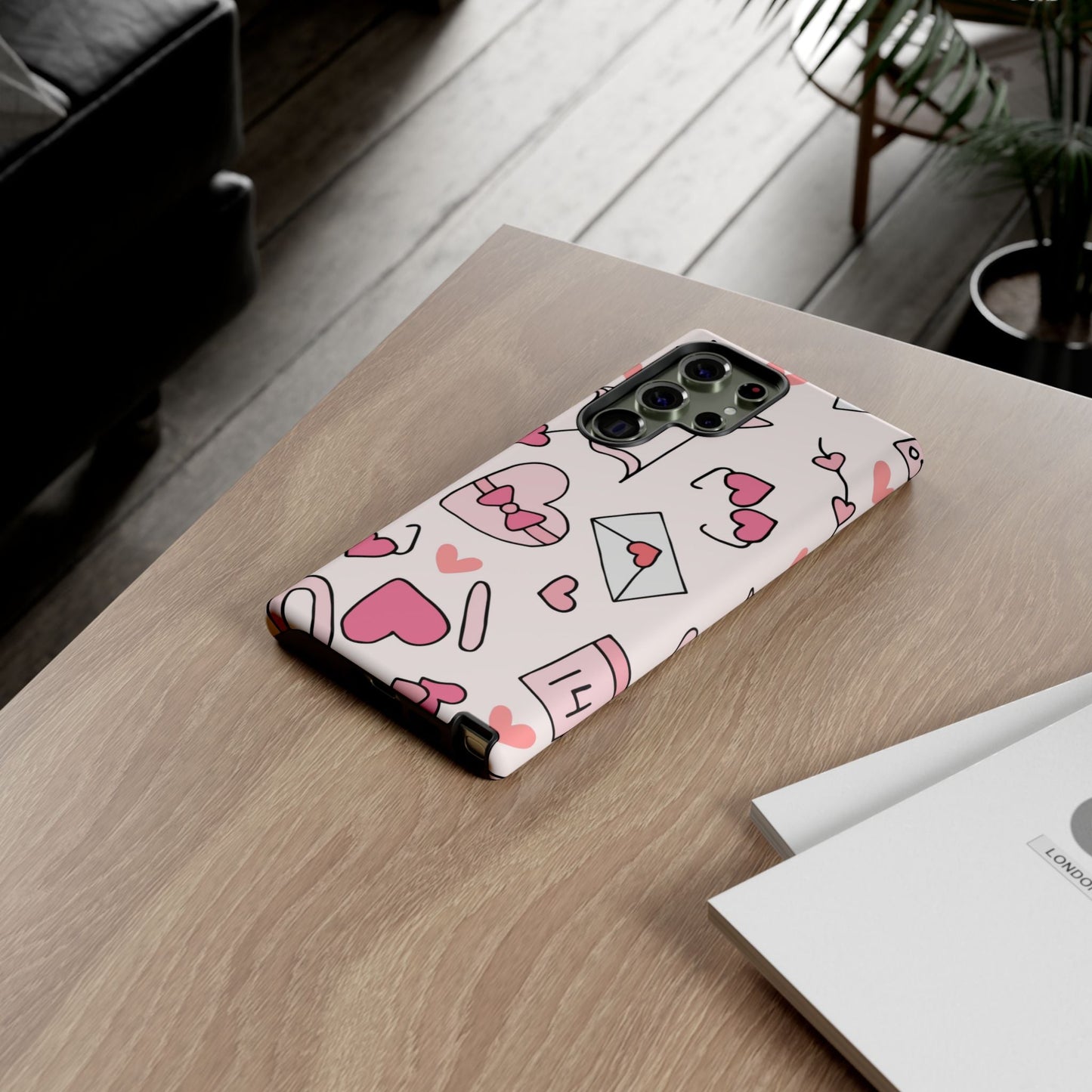 Valentine's Day Scribbles Samsung Galaxy Case - BOGO Cases