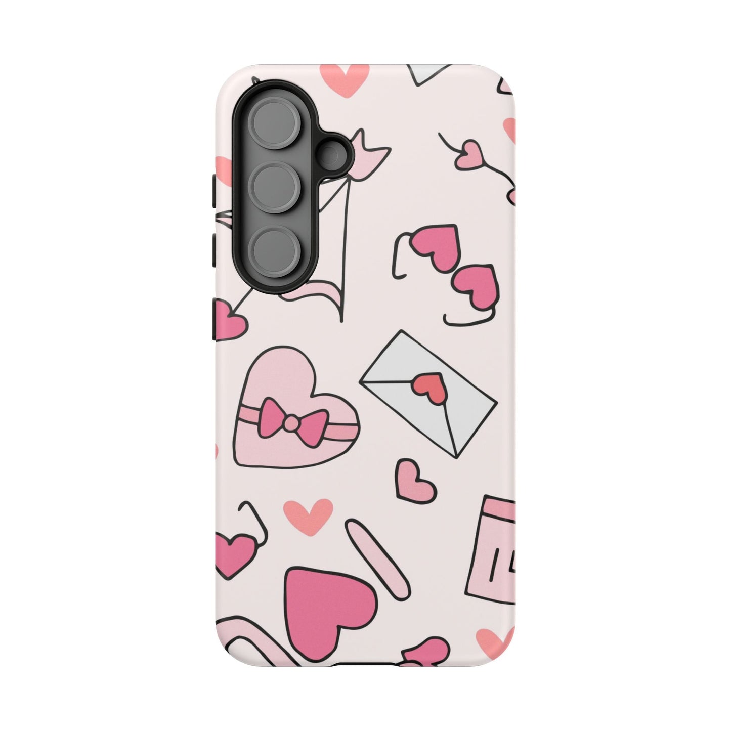 Valentine's Day Scribbles Samsung Galaxy Case - BOGO Cases