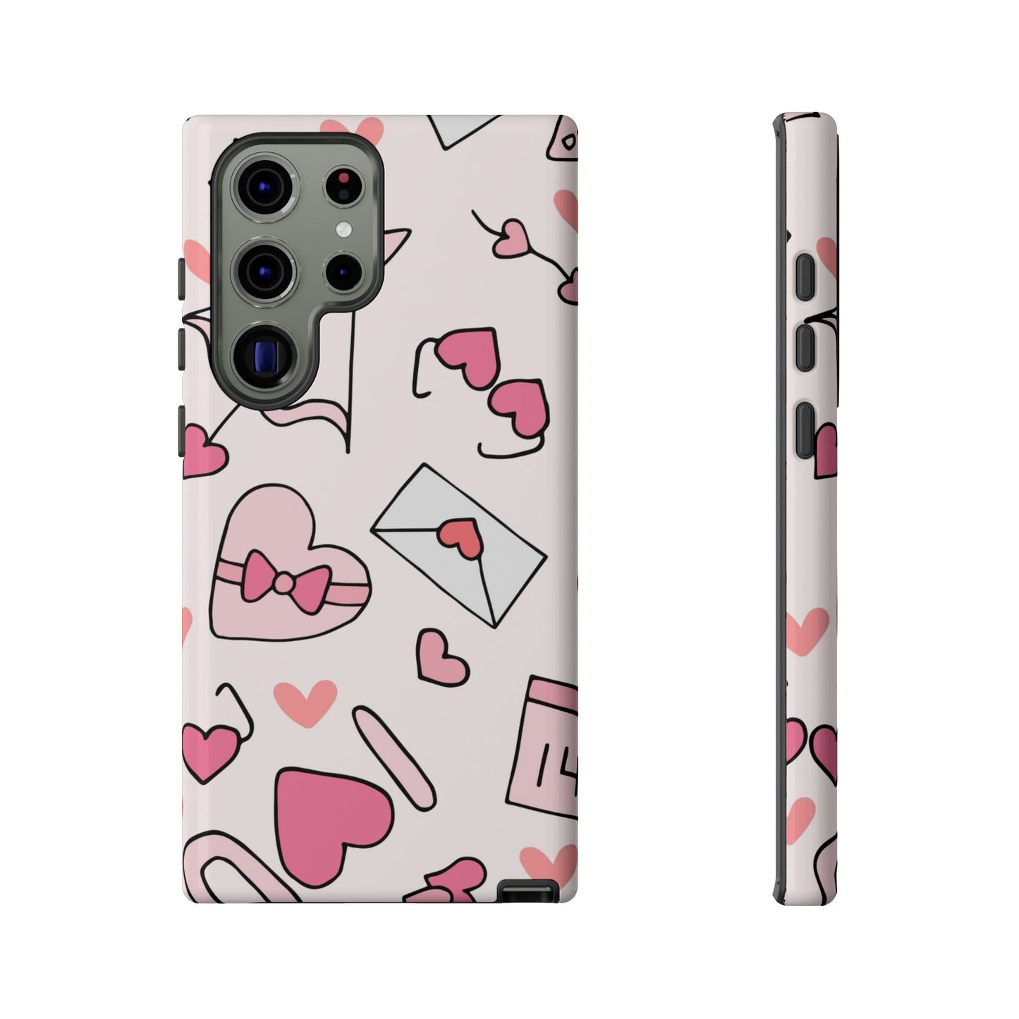 Valentine's Day Scribbles Samsung Galaxy Case - BOGO Cases