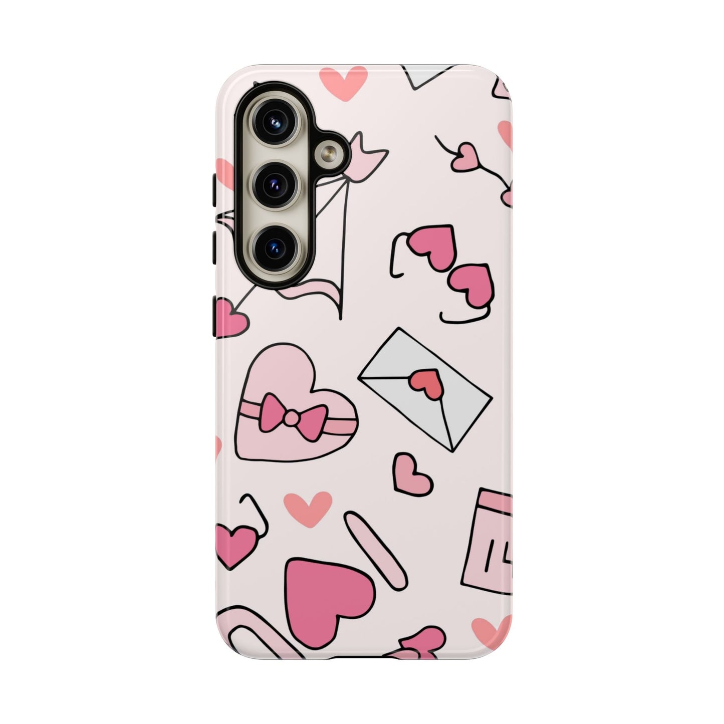 Valentine's Day Scribbles Samsung Galaxy Case - BOGO Cases