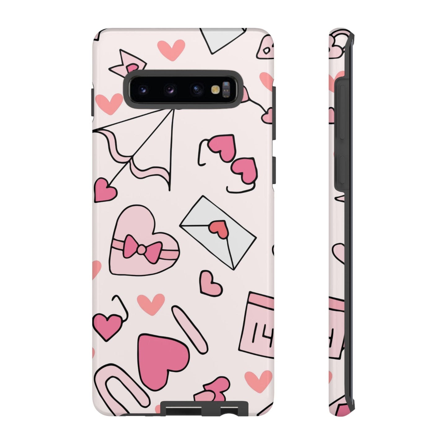 Valentine's Day Scribbles Samsung Galaxy Case - BOGO Cases