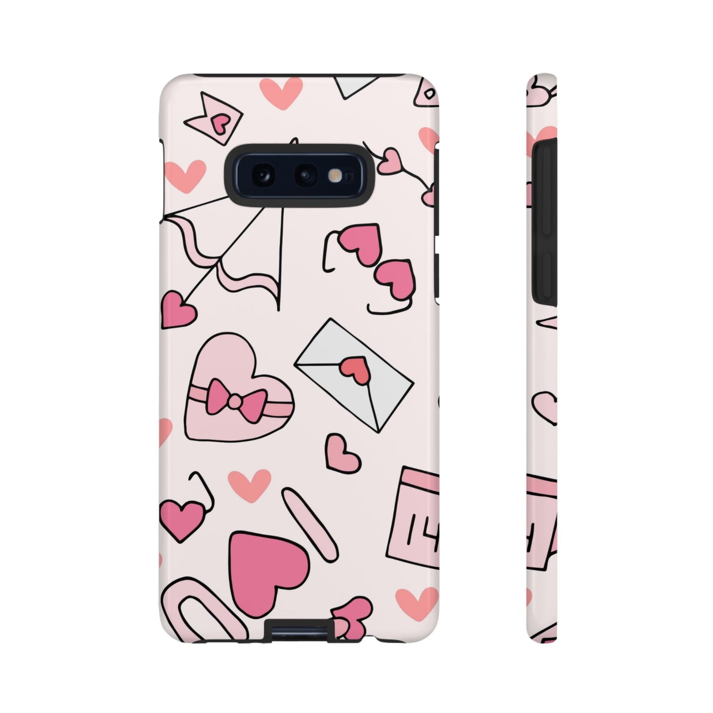 Valentine's Day Scribbles Samsung Galaxy Case - BOGO Cases
