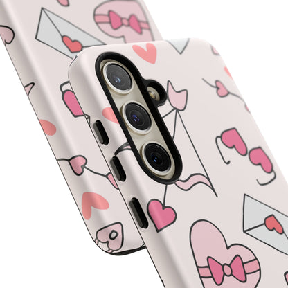 Valentine's Day Scribbles Samsung Galaxy Case - BOGO Cases