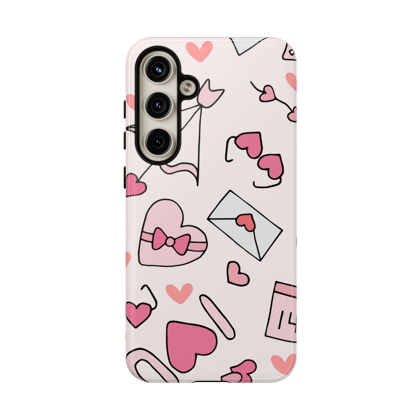 Valentine's Day Scribbles Samsung Galaxy Case - BOGO Cases