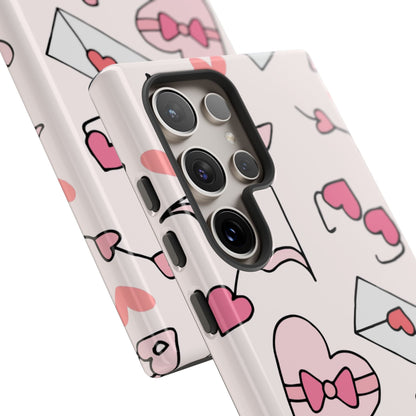 Valentine's Day Scribbles Samsung Galaxy Case - BOGO Cases