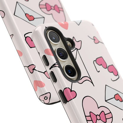 Valentine's Day Scribbles Samsung Galaxy Case - BOGO Cases