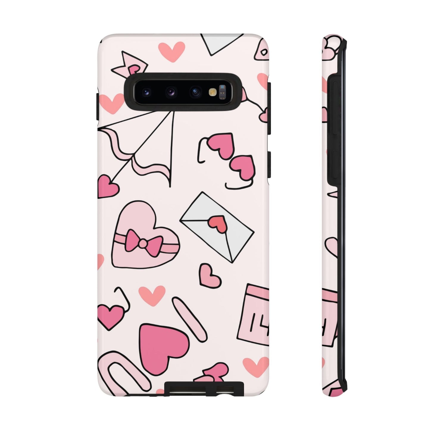 Valentine's Day Scribbles Samsung Galaxy Case - BOGO Cases