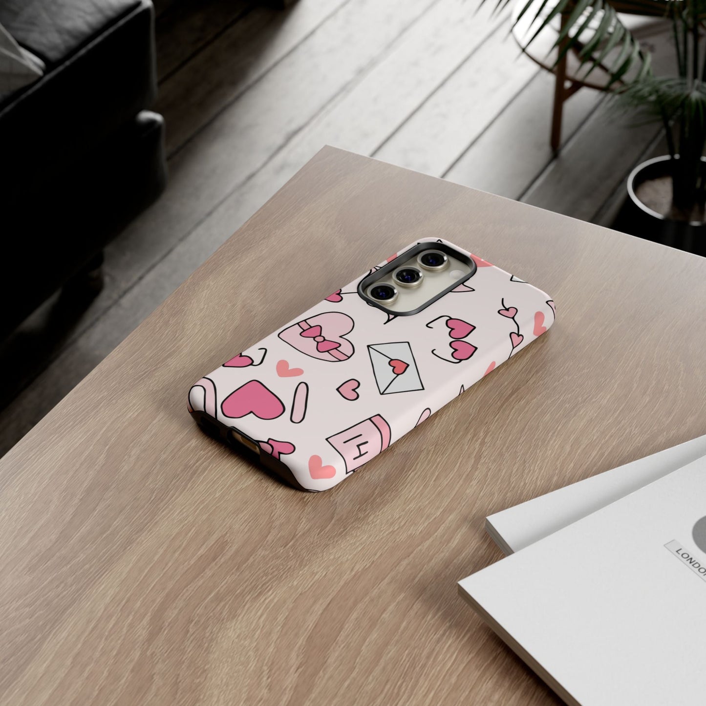 Valentine's Day Scribbles Samsung Galaxy Case - BOGO Cases