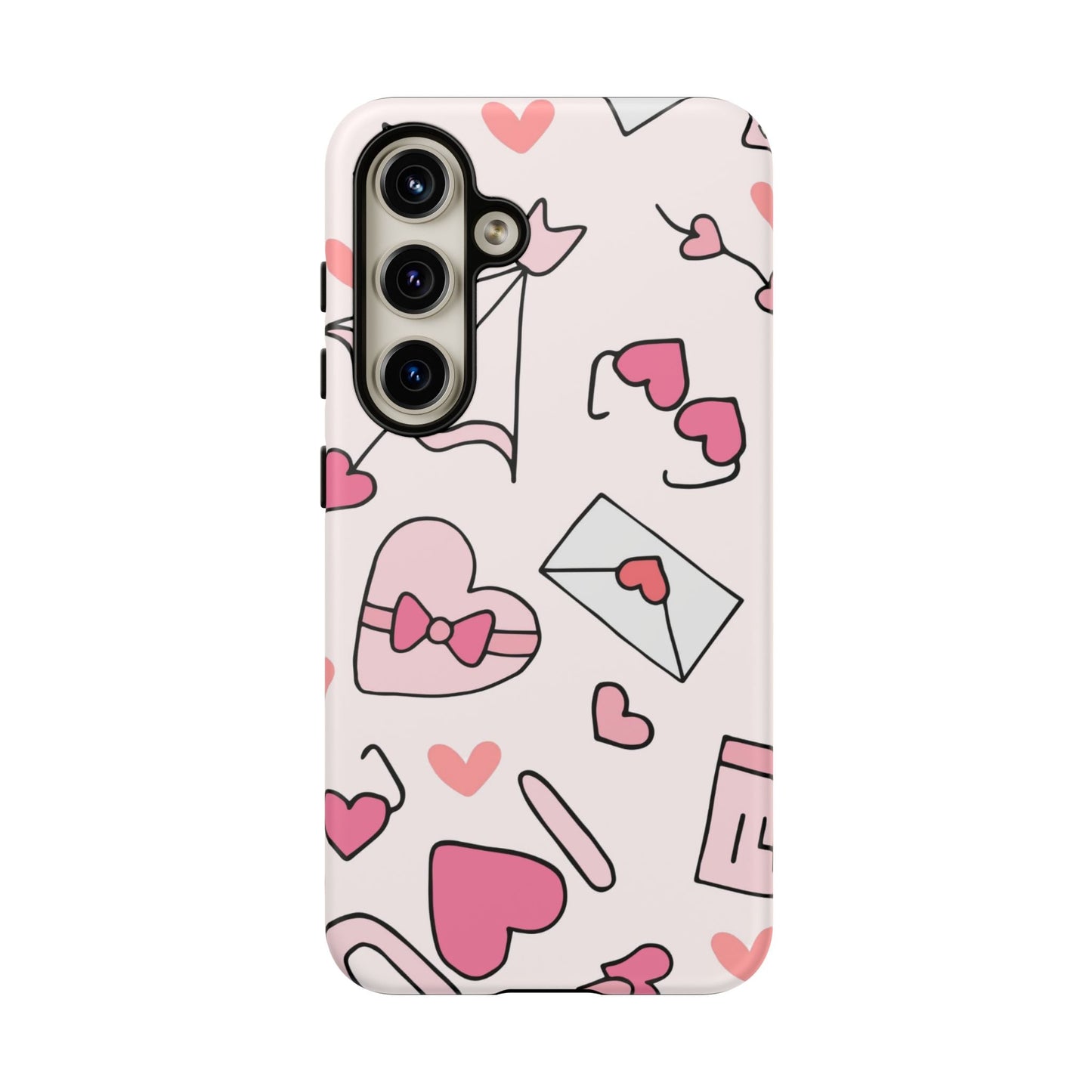 Valentine's Day Scribbles Samsung Galaxy Case - BOGO Cases