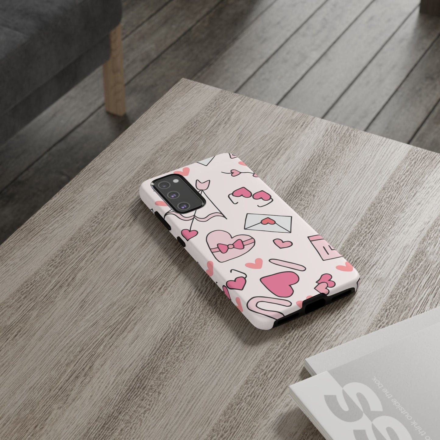 Valentine's Day Scribbles Samsung Galaxy Case - BOGO Cases