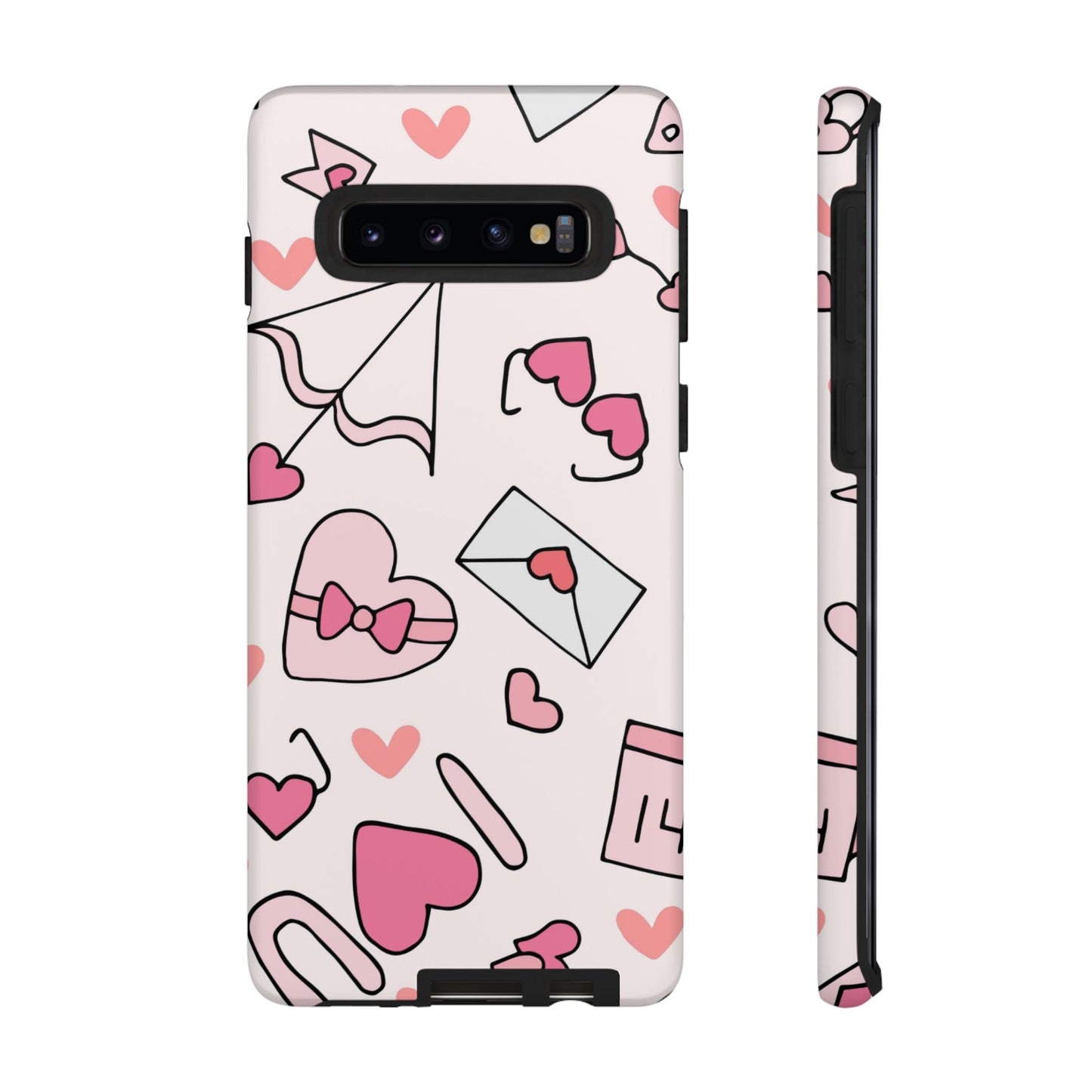 Valentine's Day Scribbles Samsung Galaxy Case - BOGO Cases