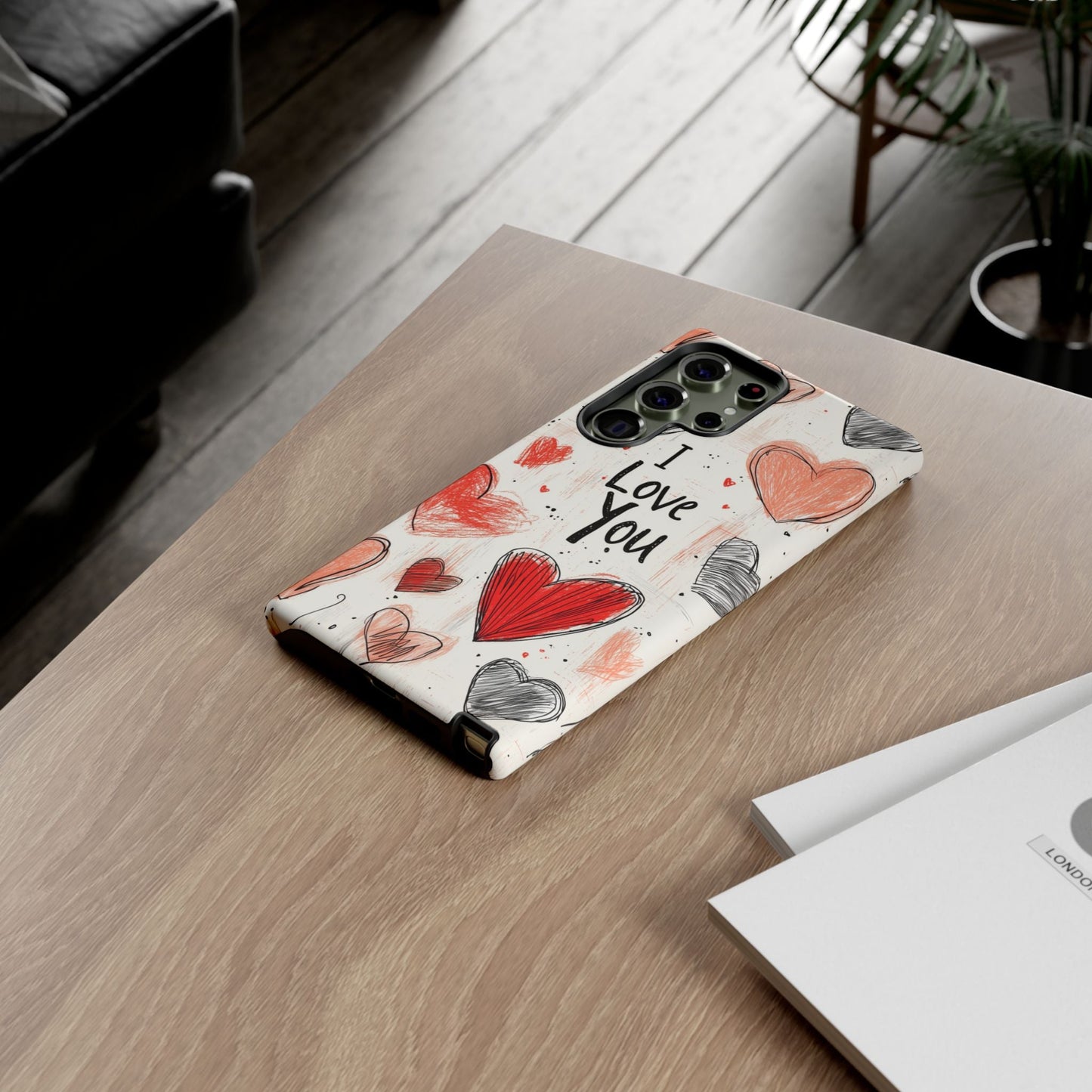 Valentines "I Love You" Hearts - For Galaxy & Google Phones - BOGO Cases