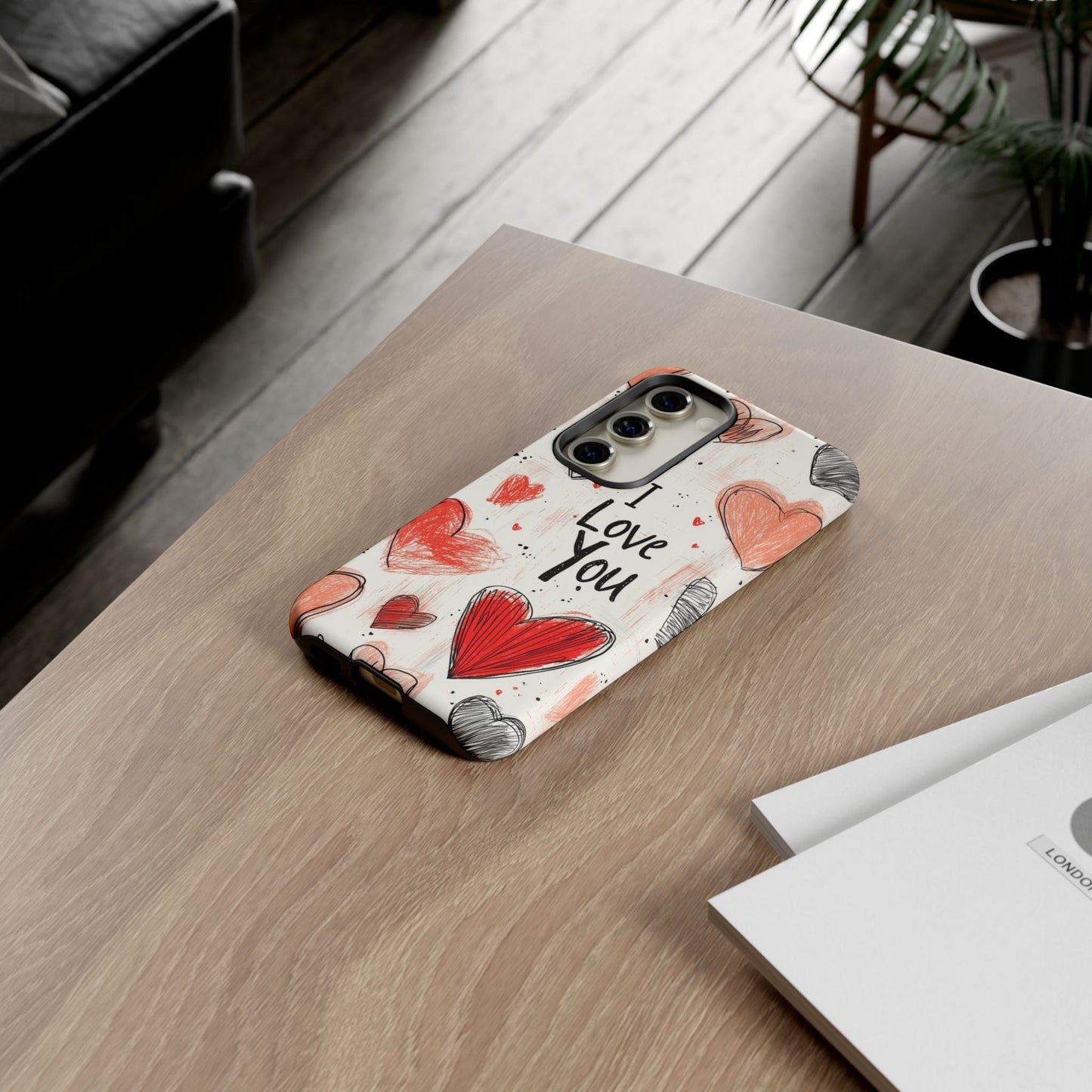 Valentines "I Love You" Hearts - For Galaxy & Google Phones - BOGO Cases