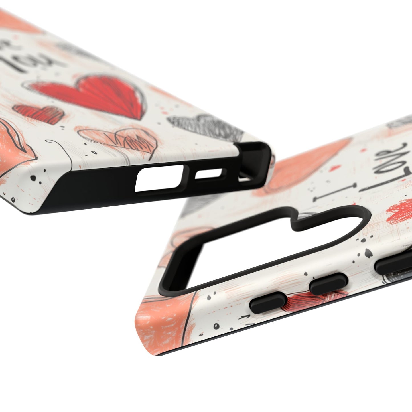 Valentines "I Love You" Hearts - For Galaxy & Google Phones - BOGO Cases
