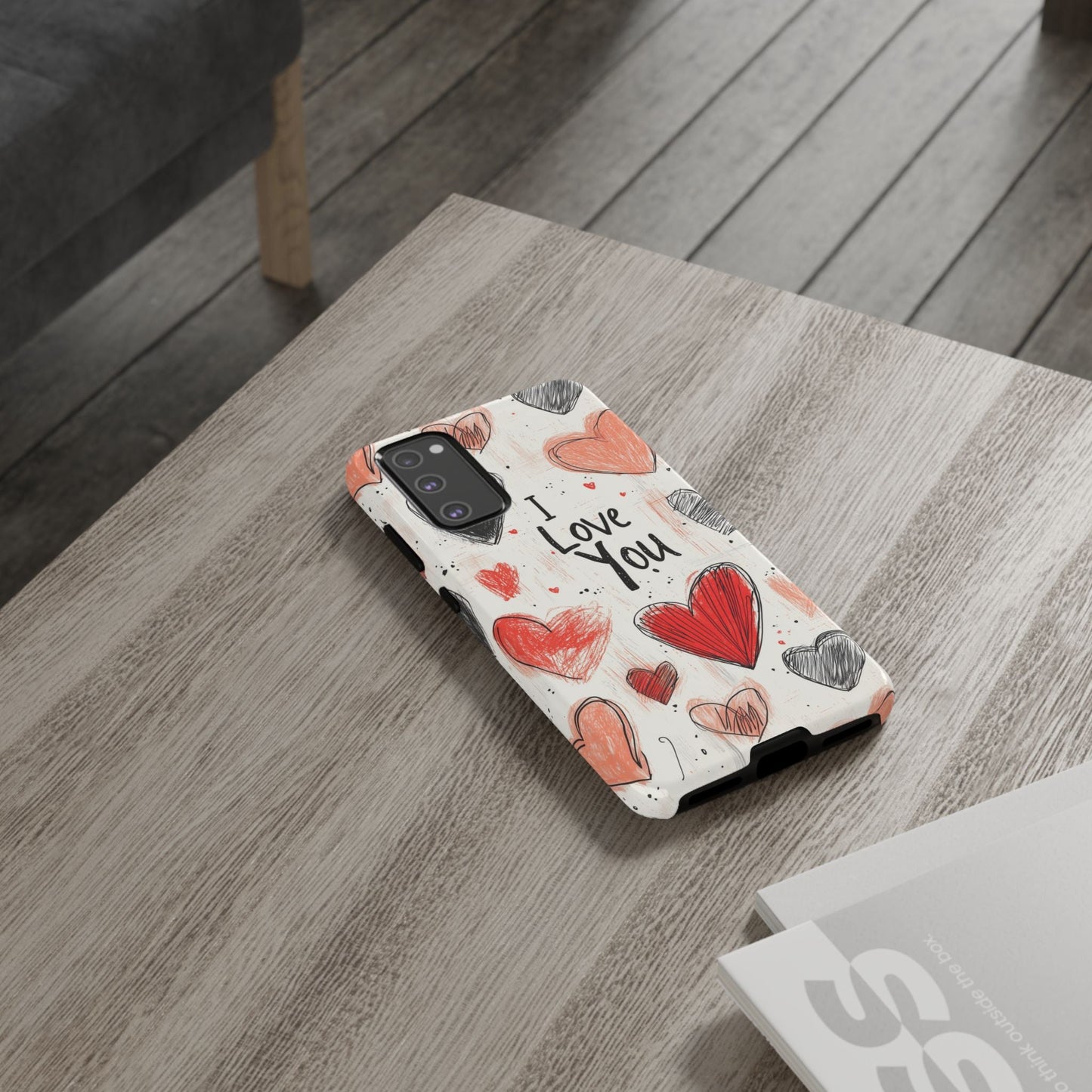 Valentines "I Love You" Hearts - For Galaxy & Google Phones - BOGO Cases