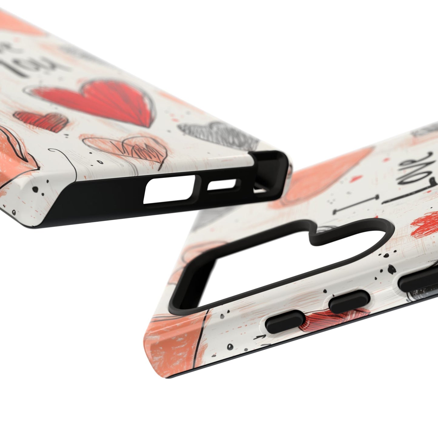 Valentines "I Love You" Hearts - For Galaxy & Google Phones - BOGO Cases