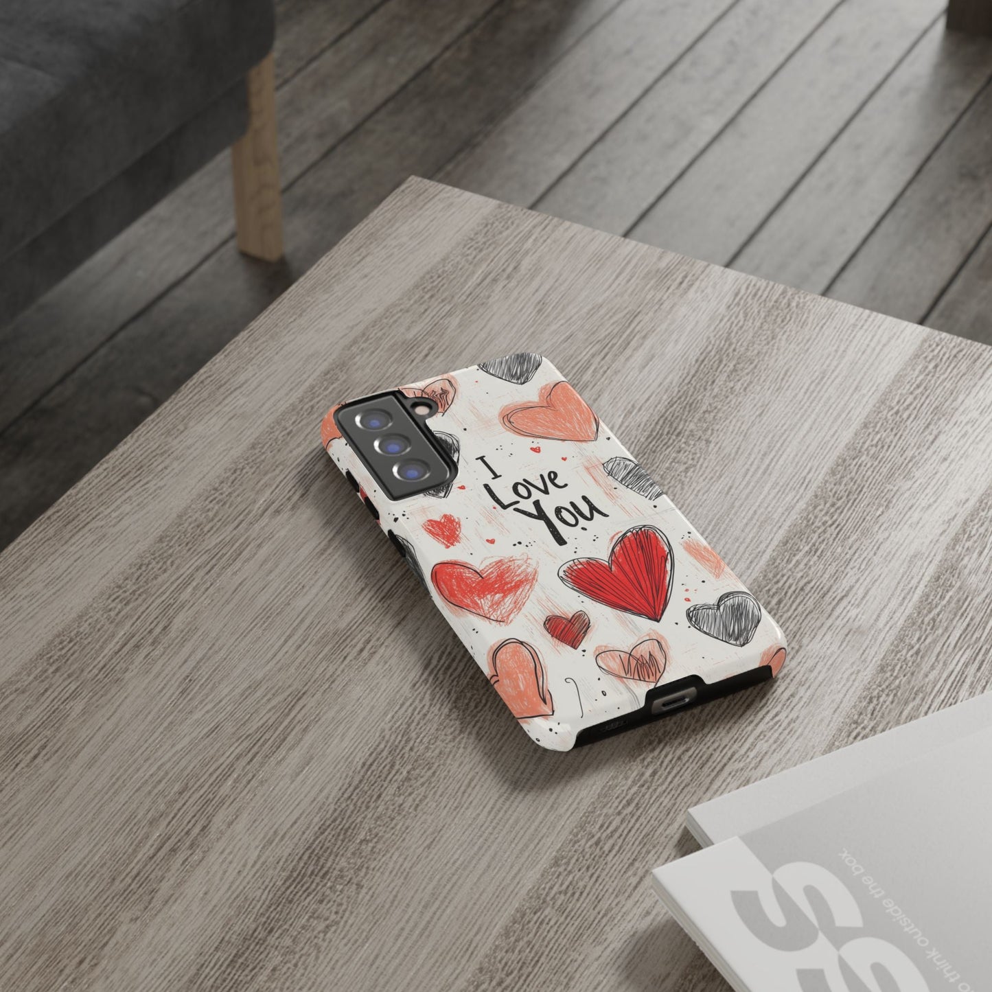 Valentines "I Love You" Hearts - For Galaxy & Google Phones - BOGO Cases