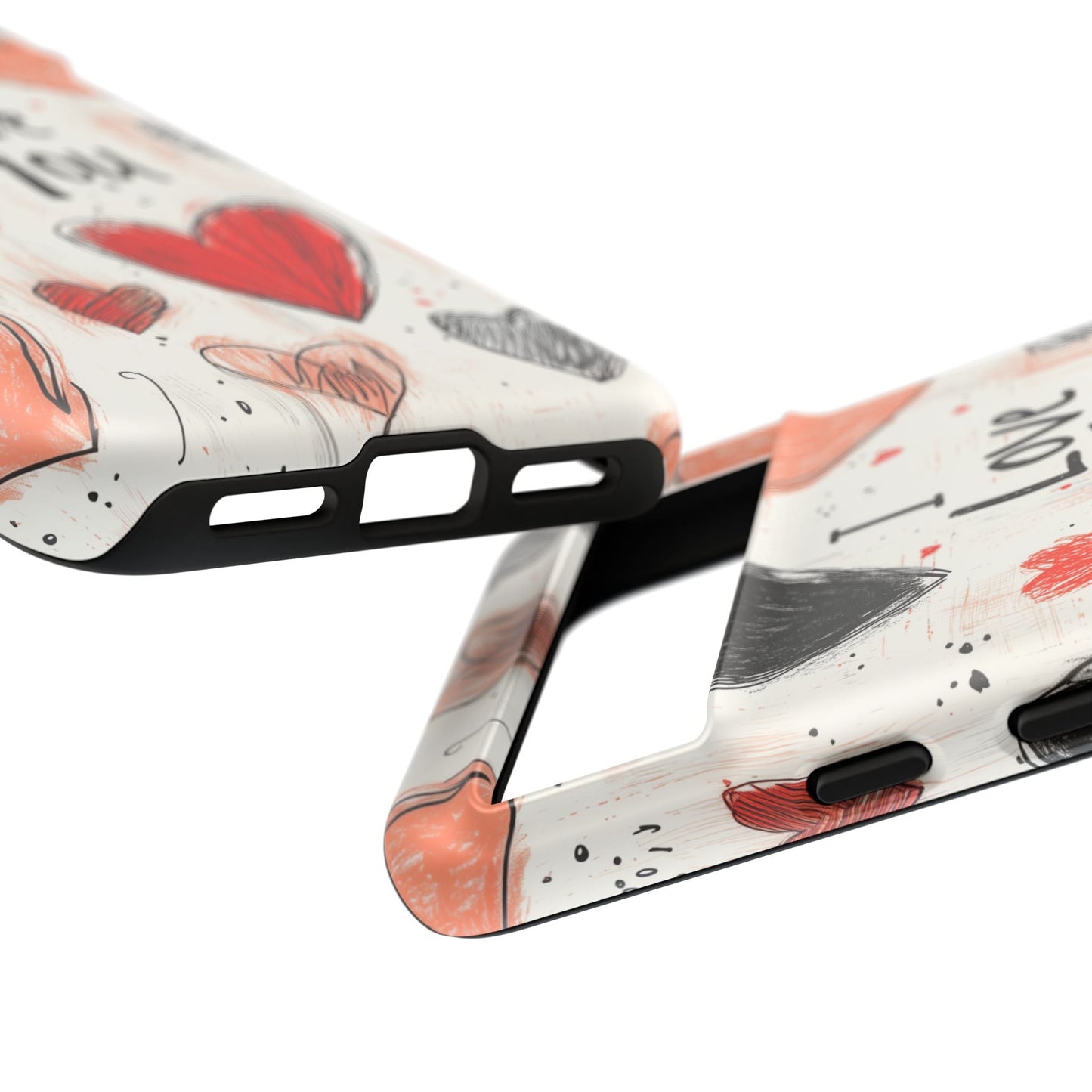 Valentines "I Love You" Hearts - For Galaxy & Google Phones - BOGO Cases