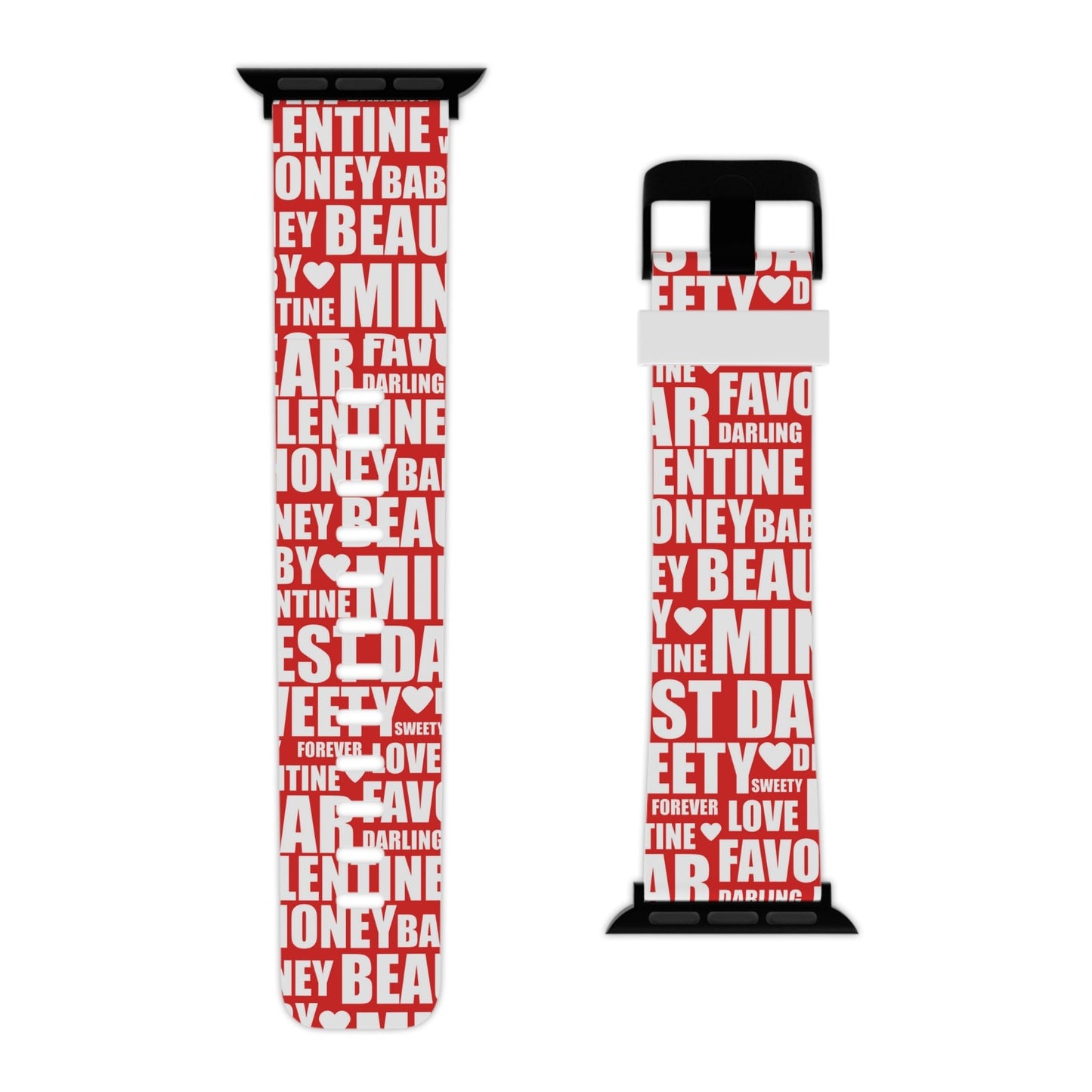 Valentine's Love Typography Apple Watch Band - BOGO Cases
