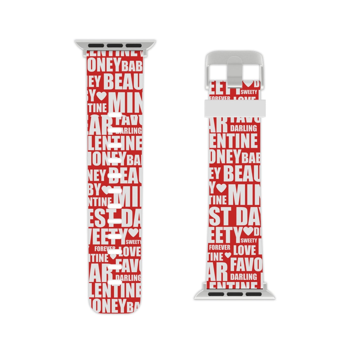 Valentine's Love Typography Apple Watch Band - BOGO Cases