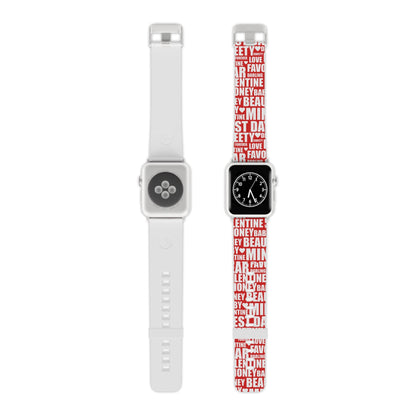 Valentine's Love Typography Apple Watch Band - BOGO Cases