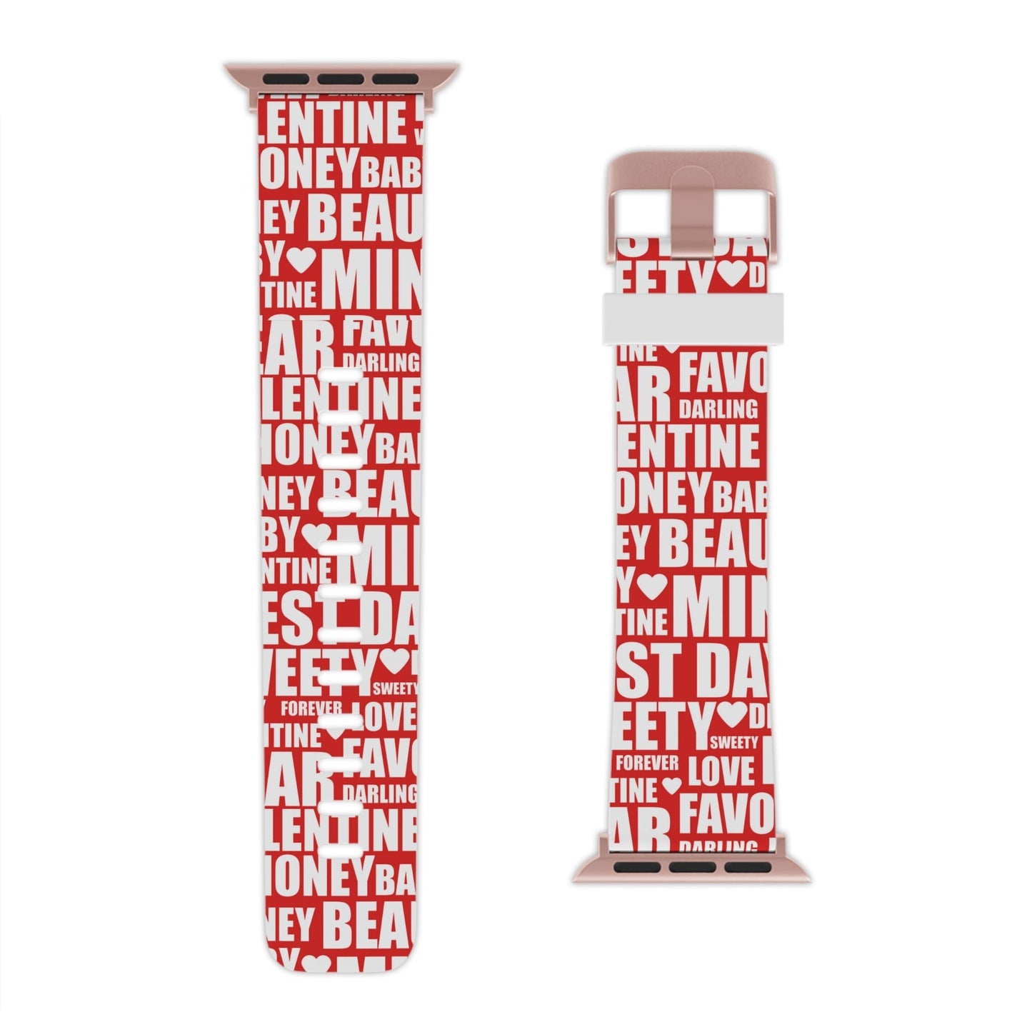 Valentine's Love Typography Apple Watch Band - BOGO Cases