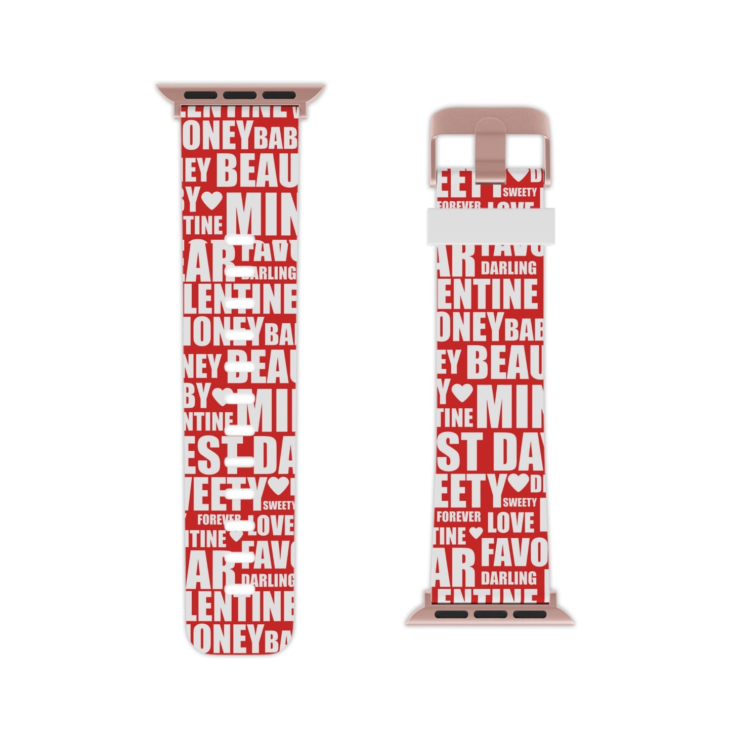 Valentine's Love Typography Apple Watch Band - BOGO Cases