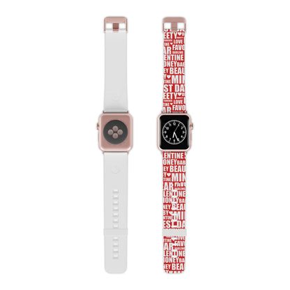 Valentine's Love Typography Apple Watch Band - BOGO Cases
