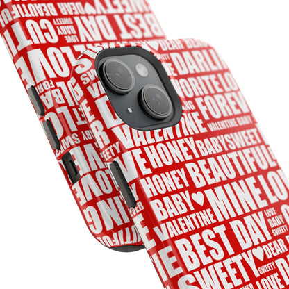 Valentine's Love Typography MagSafe Case - BOGO Cases