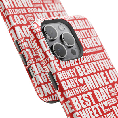 Valentine's Love Typography MagSafe Case - BOGO Cases