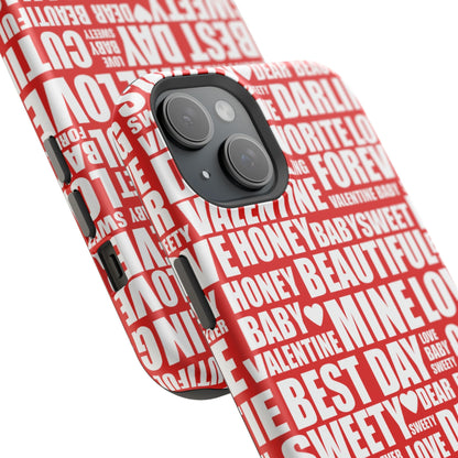 Valentine's Love Typography MagSafe Case - BOGO Cases