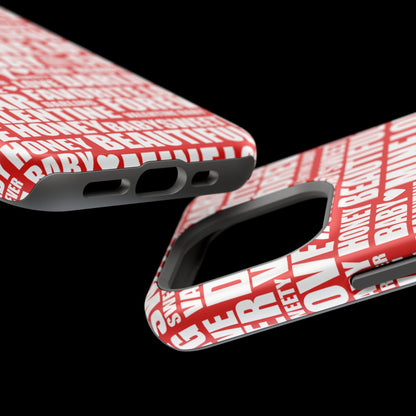 Valentine's Love Typography MagSafe Case - BOGO Cases