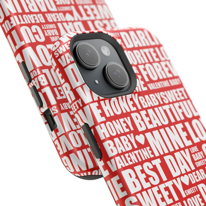 Valentine's Love Typography MagSafe Case - BOGO Cases
