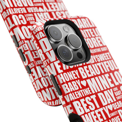 Valentine's Love Typography MagSafe Case - BOGO Cases