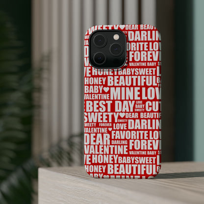 Valentine's Love Typography MagSafe Case - BOGO Cases