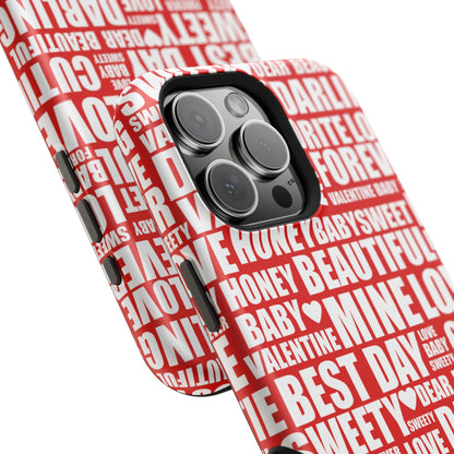 Valentine's Love Typography MagSafe Case - BOGO Cases