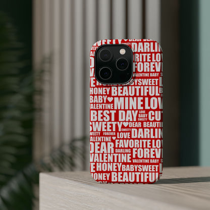 Valentine's Love Typography MagSafe Case - BOGO Cases
