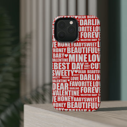 Valentine's Love Typography MagSafe Case - BOGO Cases