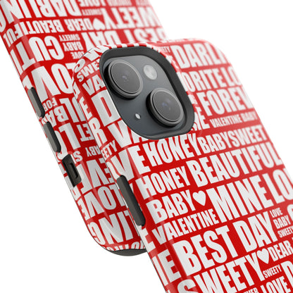 Valentine's Love Typography MagSafe Case - BOGO Cases