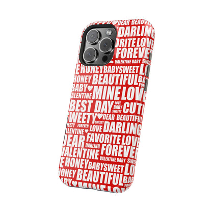 Valentine's Love Typography MagSafe Case - BOGO Cases