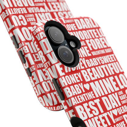 Valentine's Love Typography MagSafe Case - BOGO Cases